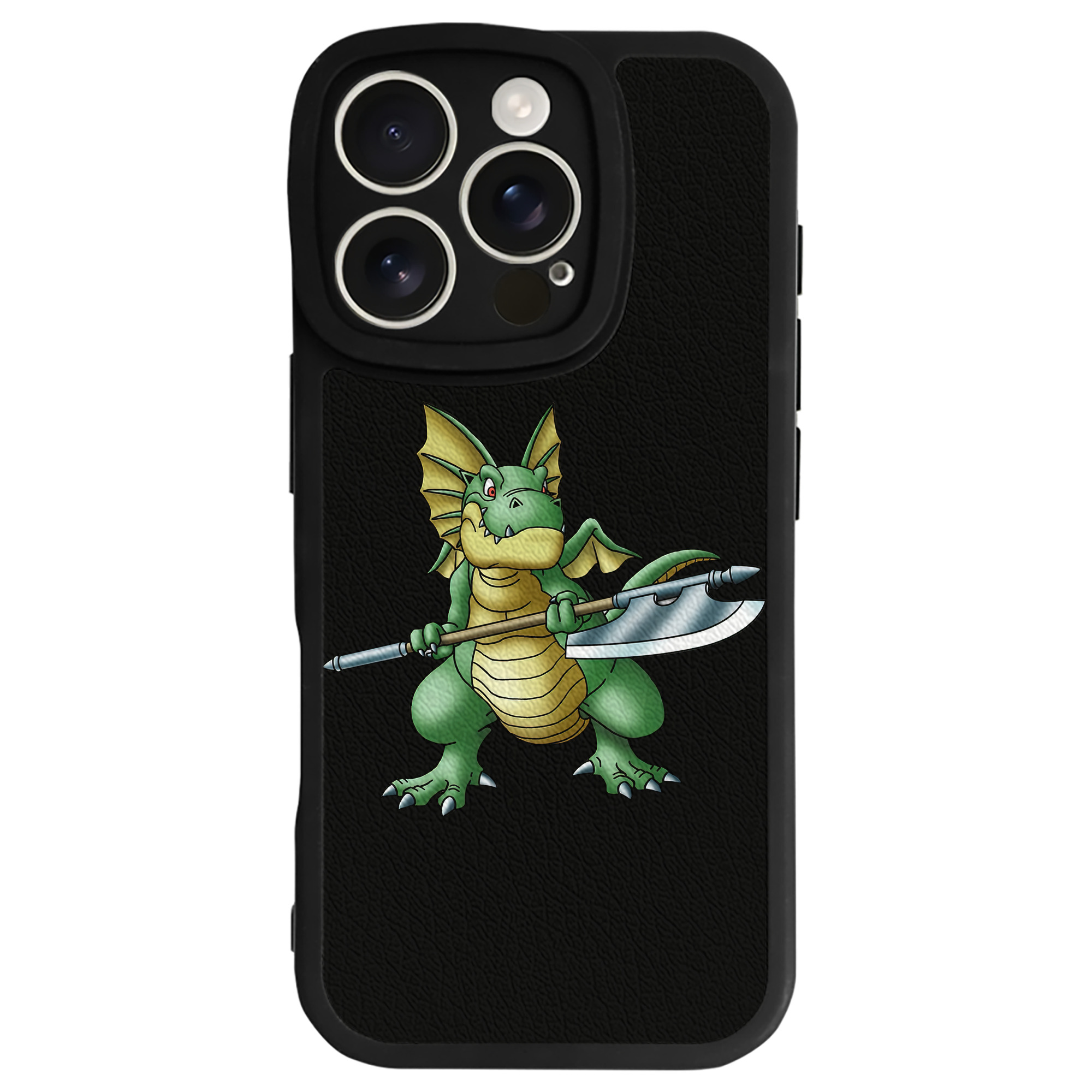 （画像用） ドラゴンクエスト Doragon Kuesuto Dragon Quest 【iPhone 16シリーズ対応】シリコンスマホケース（レザー調） 材質：シリコン